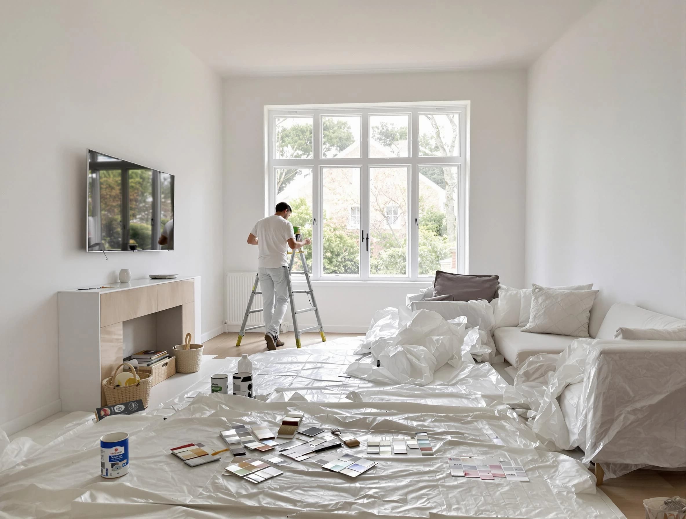 Maricopa House Painters professional applying interior paint in Maricopa, AZ