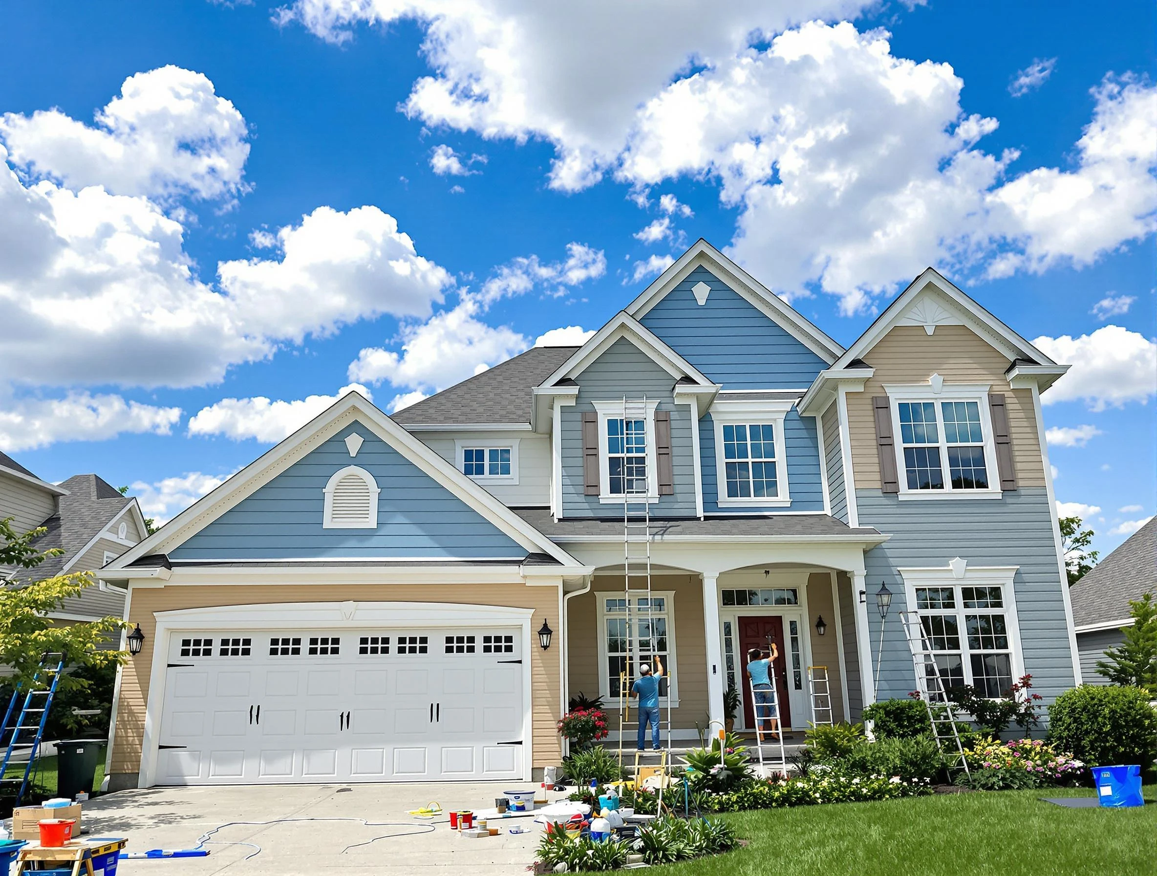 Professional house painting by Maricopa House Painters experts in Maricopa, AZ